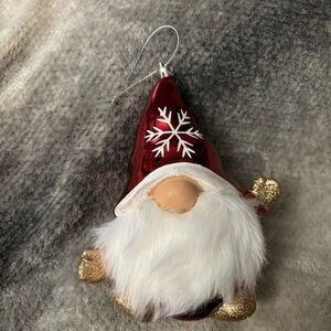 Glitter Christmas Gnome Ornament